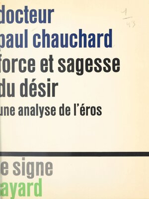 cover image of Force et sagesse du désir
